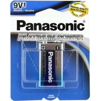 Panasonic Platinum Power 9V Alkaline Battery - Package Shot