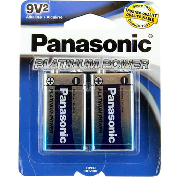 Panasonic Platinum Power 9V Alkaline Batteries - Package Shot