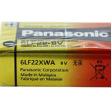 Panasonic Industrial Alkaline 9V Battery Horizontal Side View of Jacket