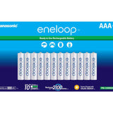 Panasonic Eneloop BK-4MCCA12FA AAA 800mAh 1.2V Low Self Discharge Nickel Metal Hydride (NiMH) Button Top Batteries - 12 Pack Retail Card