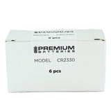 Panasonic CR2330 265mAh 3V Lithium (LiMnO2) Coin Cell Battery - Retail Card