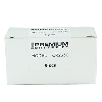 Panasonic CR2330 265mAh 3V Lithium (LiMnO2) Coin Cell Battery - Retail Card
