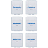 Panasonic Clear Battery Cases for 4 x AA or 5 x AAA - 6 Pack