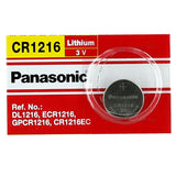 Panasonic CR1216 3V Lithium Coin Cell - 1 Piece