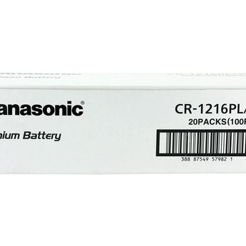 Panasonic CR1216 3V Lithium Coin Cell - Box of 100