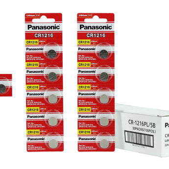 Panasonic CR1216 3V Lithium Coin Cell - Different Quantities