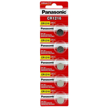 Panasonic CR1216 3V Lithium Coin Cell - Strip