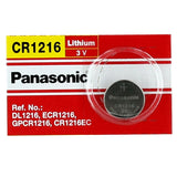 Panasonic CR1216 3V Lithium Coin Cell - 1 Piece
