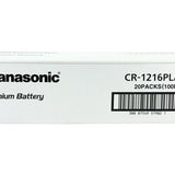 Panasonic CR1216 25mAh 3V Lithium Primary (LiMnO2) Coin Cell Battery - 1 Piece Tear Strip, Sold Individually