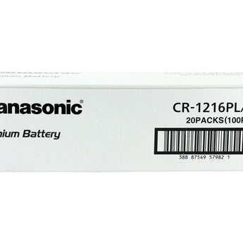 Panasonic CR1216 25mAh 3V Lithium Primary (LiMnO2) Coin Cell Battery - 1 Piece Tear Strip, Sold Individually