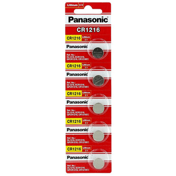Panasonic CR1216 25mAh 3V Lithium Primary (LiMnO2) Coin Cell Battery - 1 Piece Tear Strip, Sold Individually