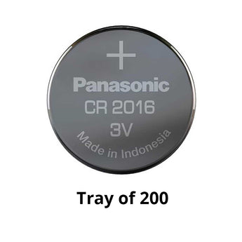 Panasonic CR2016 90mAh 3V Lithium Primary (LiMnO2) Coin Cell Battery - Bulk