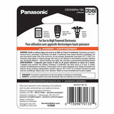 Panasonic CR2450 620mAh 3V Lithium Primary (LiMnO2) Coin Cell Watch Battery - 1 Piece Carded Packaging
