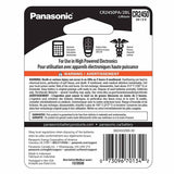 Panasonic CR2450 620mAh 3V Lithium Primary (LiMnO2) Coin Cell Watch Battery - 2 Piece Carded Packaging