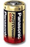 Panasonic CR-2 850mAh 3V Lithium Primary (LiMNO2) Button Top Photo Battery (DLCR2, EL1CR2) - Bulk
