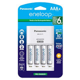 Panasonic Eneloop 4-Position Charger with 4 x 800mAh NiMH Low Self Discharge AAA Batteries (K-KJ17M3A4BA)