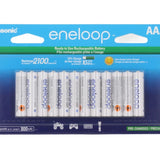 Panasonic Eneloop BK-4MCCA12FA AAA 800mAh 1.2V Low Self Discharge Nickel Metal Hydride (NiMH) Button Top Batteries - 12 Pack Retail Card