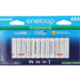 Panasonic Eneloop BK-4MCCA12FA AAA 800mAh 1.2V Low Self Discharge Nickel Metal Hydride (NiMH) Button Top Batteries - 12 Pack Retail Card