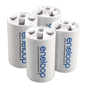 Eneloop D Cell Spacer AA Battery Converters