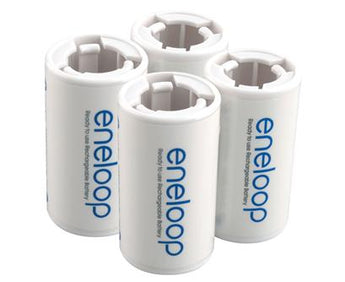 Eneloop C Cell Spacer AA Battery Converters