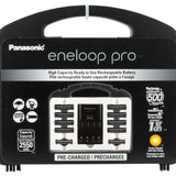 Panasonic Eneloop Pro Power Pack - 4-Channel Charger, 8 x Eneloop Pro AA, 2 x Eneloop Pro AAA Batteries (K-KJ17KHC82A)