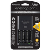 Panasonic Eneloop Pro Advanced Charger with 4 x 950mAh NiMH Low Self Discharge AAA Batteries (K-KJ75K3A4BA)