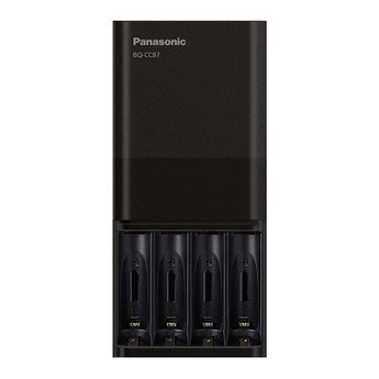 Panasonic Eneloop BQ-CC87 Charger with 4 x 950mAh NiMH Low Self Discharge AAA Batteries (K-KJ87K3A4BA)