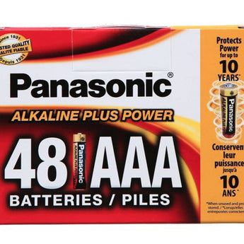 Panasonic Alkaline Plus Power AAA Batteries - 48 Count Box