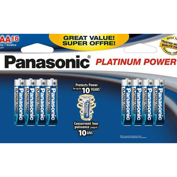 Panasonic Platinum Power AAA Alkaline Batteries - Package Shot
