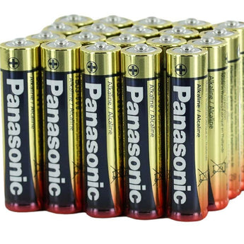 Panasonic Industrial LR03XWA-B Alkaline 1.5V AAA Button Top Battery - Bulk (LR03XWA/B)