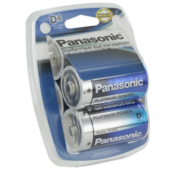 Panasonic Platinum Power D Alkaline Batteries - Package Shot