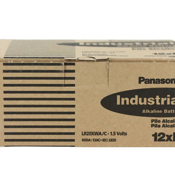 Panasonic Industrial Alkaline 1.5V D Battery - 12PK