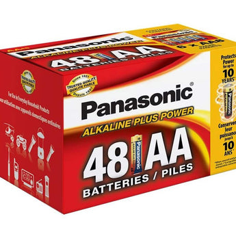Panasonic Alkaline Plus Power AA Batteries - 48 Count Box
