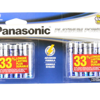 Panasonic Platinum Power AA Alkaline Batteries - Package Shot