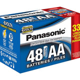 Panasonic Platinum Power AA Batteries - 48 Count Box