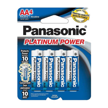 Panasonic Platinum Power AA Alkaline Batteries - Package Shot