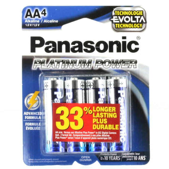 Panasonic Platinum Power AA Alkaline Batteries - Package Shot