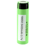 Panasonic NCR 18650 3200mAh 3.7V Unprotected High-Drain 4.87A Lithium Ion (Li-ion) Flat Top Battery - Boxed