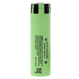 Panasonic NCR18650BE 3200mAh 3.7V Unprotected High-Drain 10A Lithium Ion (Li-ion) Flat Top Battery - 2 Pieces