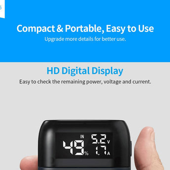 XTAR PB2SL Portable Li-ion Charger and Powerbank - Black, Blue, or Red