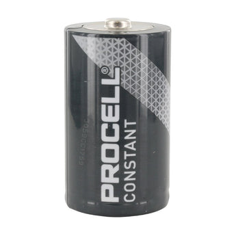 Duracell Procell PC1300 D-cell Front Vertical View