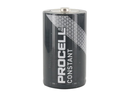 Duracell Procell PC1300 D-cell Front Vertical View