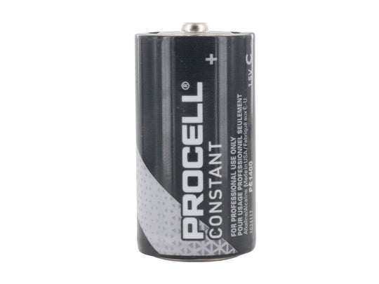 Duracell Procell C Alkaline Battery Vertical Front Jacket View