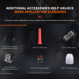 Fenix PD32R USB-C Rechargeable LED Flashlight - 1400 Lumens - Luminus SFT40 - Includes 1 x 3.6V 3400mAh 18650