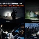 Fenix PD32R USB-C Rechargeable LED Flashlight - 1400 Lumens - Luminus SFT40 - Includes 1 x 3.6V 3400mAh 18650