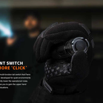 Fenix PD32R USB-C Rechargeable LED Flashlight - 1400 Lumens - Luminus SFT40 - Includes 1 x 3.6V 3400mAh 18650