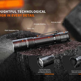 Fenix PD32R USB-C Rechargeable LED Flashlight - 1400 Lumens - Luminus SFT40 - Includes 1 x 3.6V 3400mAh 18650