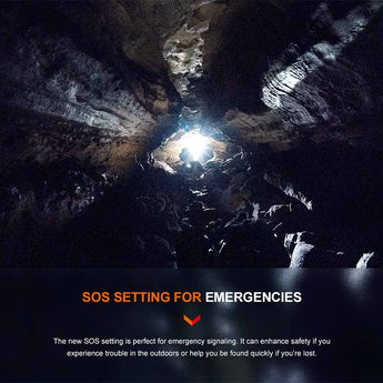 Fenix PD40R V3.0 USB-C Rechargeable LED Flashlight - 3000 Lumens - Luminus SFT70 - Includes 1 x 21700