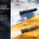 Fenix PD40R V3.0 USB-C Rechargeable LED Flashlight - 3000 Lumens - Luminus SFT70 - Includes 1 x 21700