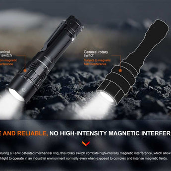 Fenix PD40R V3.0 USB-C Rechargeable LED Flashlight - 3000 Lumens - Luminus SFT70 - Includes 1 x 21700